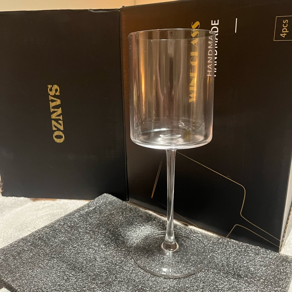 New Set of Four Wine Glasses